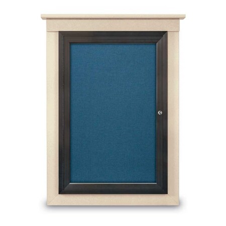 Single Door Enclosed Letterboard,60x42